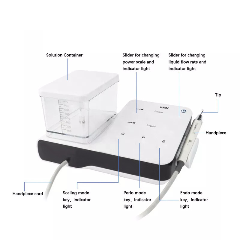 Ultrasonic Scaler Scaling Perio Endo &LED Handpiece for EMS Woodpecker Dental