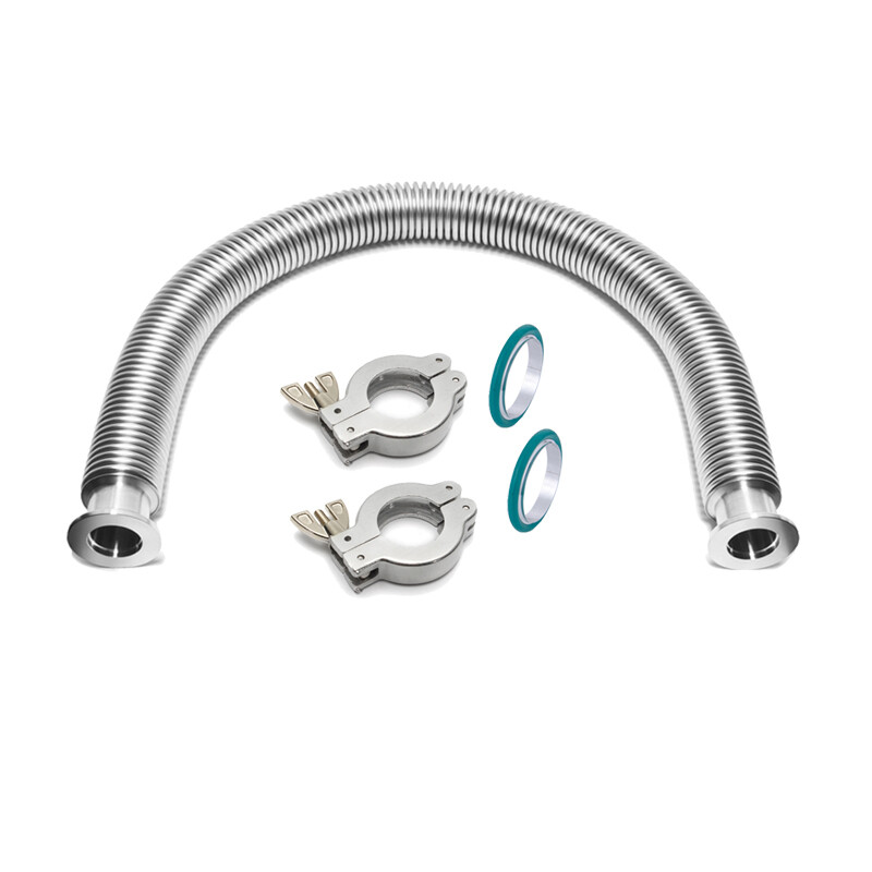 NW25 KF25 bellow hose vacuum coupling corrugated hose w/ clamp set