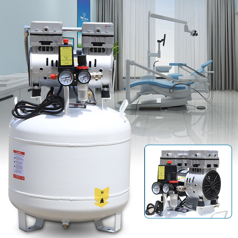 40L Oil Free Oilless Dental Medical Air Compressor 165L/min 115 PSI