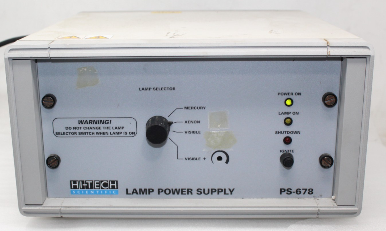 Hi-Tech Scientific PS-678 Lamp Power Supply Mercury Xenon Lab Equipment