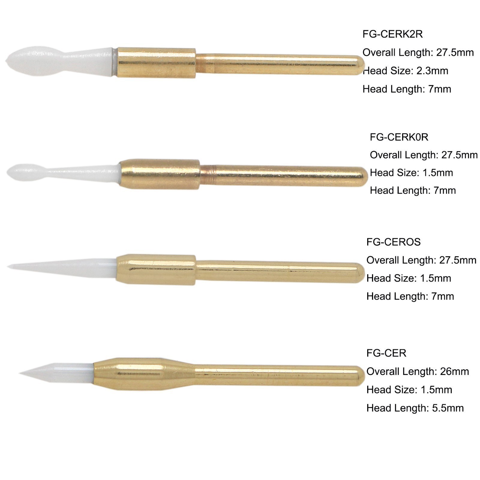 Dental Surgical Ceramic Soft Tissue Trimmer Bur for Gingivectomy – FG