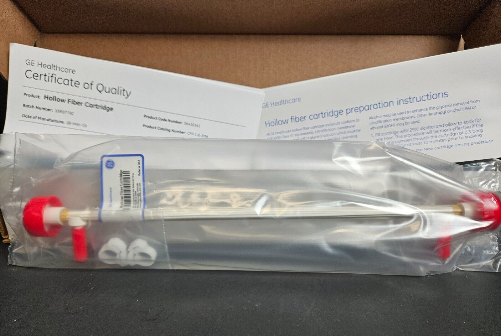 Cytiva GE Hollow Fiber Filter Tangential Flow Cartridge