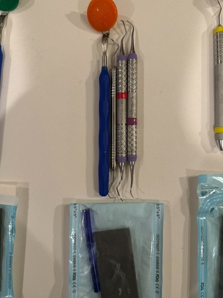 Prophy Set, Hu Friedy IFW and Younger Good UNIVERSALS w/ sharpening stone
