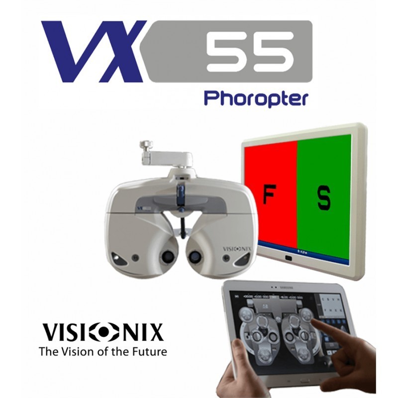 visionix digital phoropter and refraction system vx55