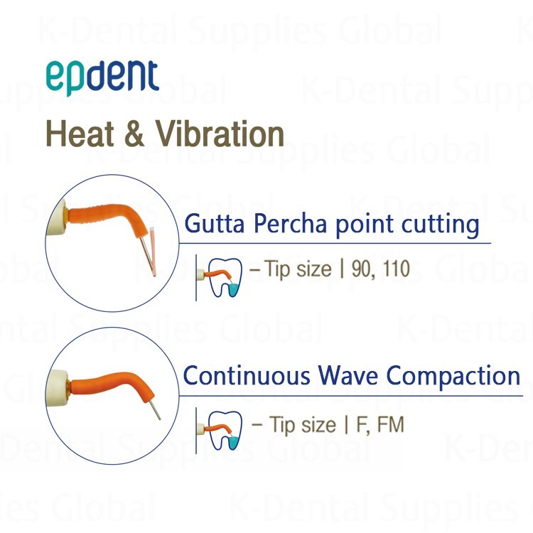EPDENT UC CUT Heat & Vibration Sonic Dental GP Cutter (4 colors)