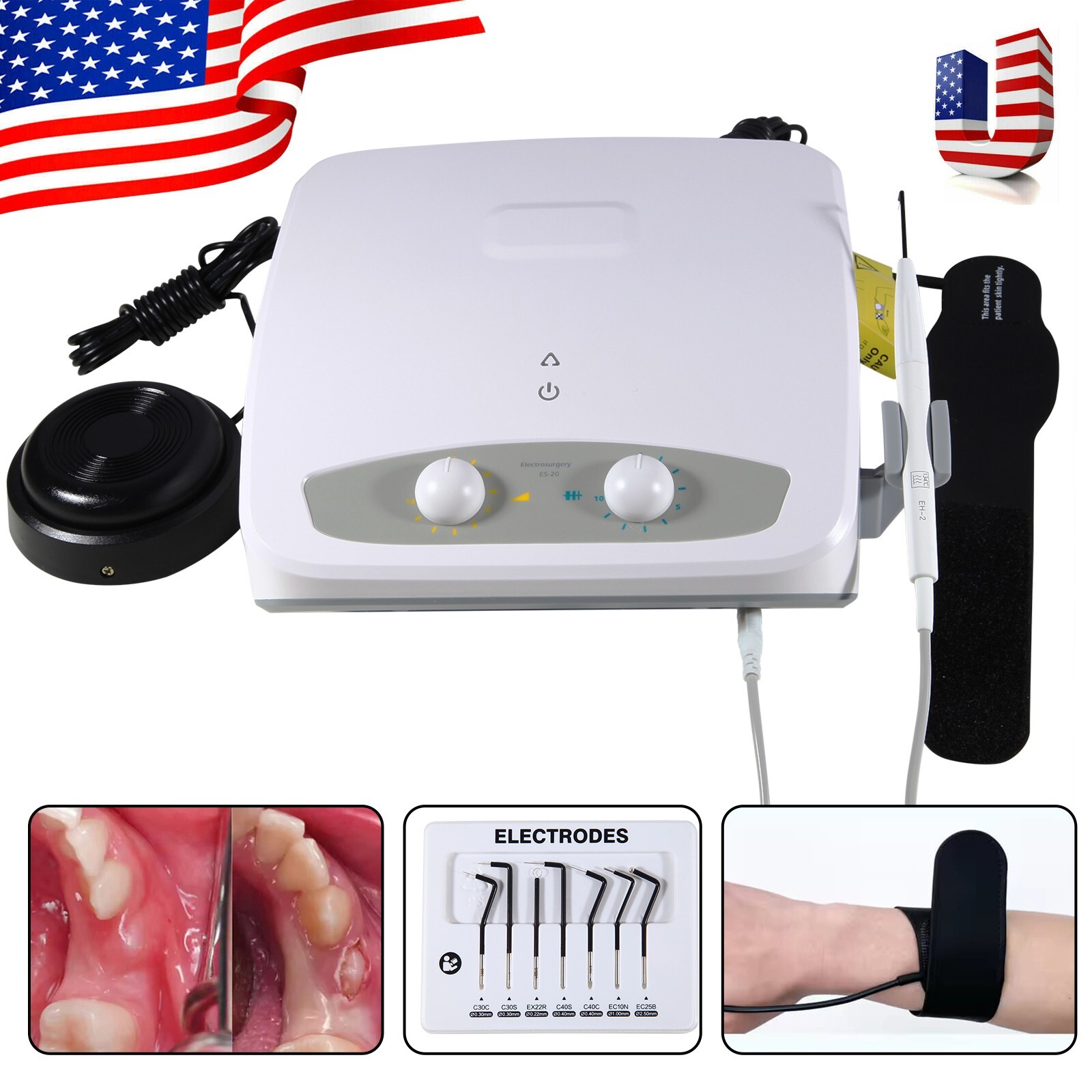 Electrosurgery Unit Dental Electro Dentisty System – High Frequency 7pcs Knife