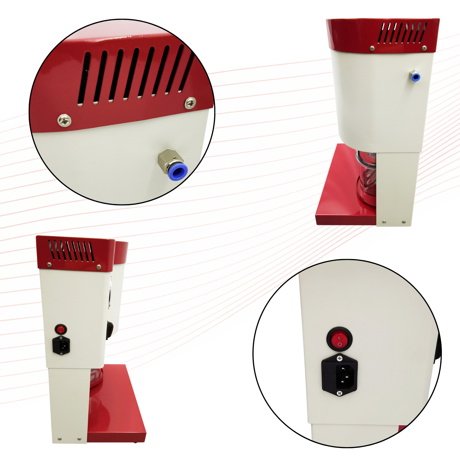 110V 60Hz 150W Dental Gypsum Vacuum Mixer Lab Defoaming Blender Tool