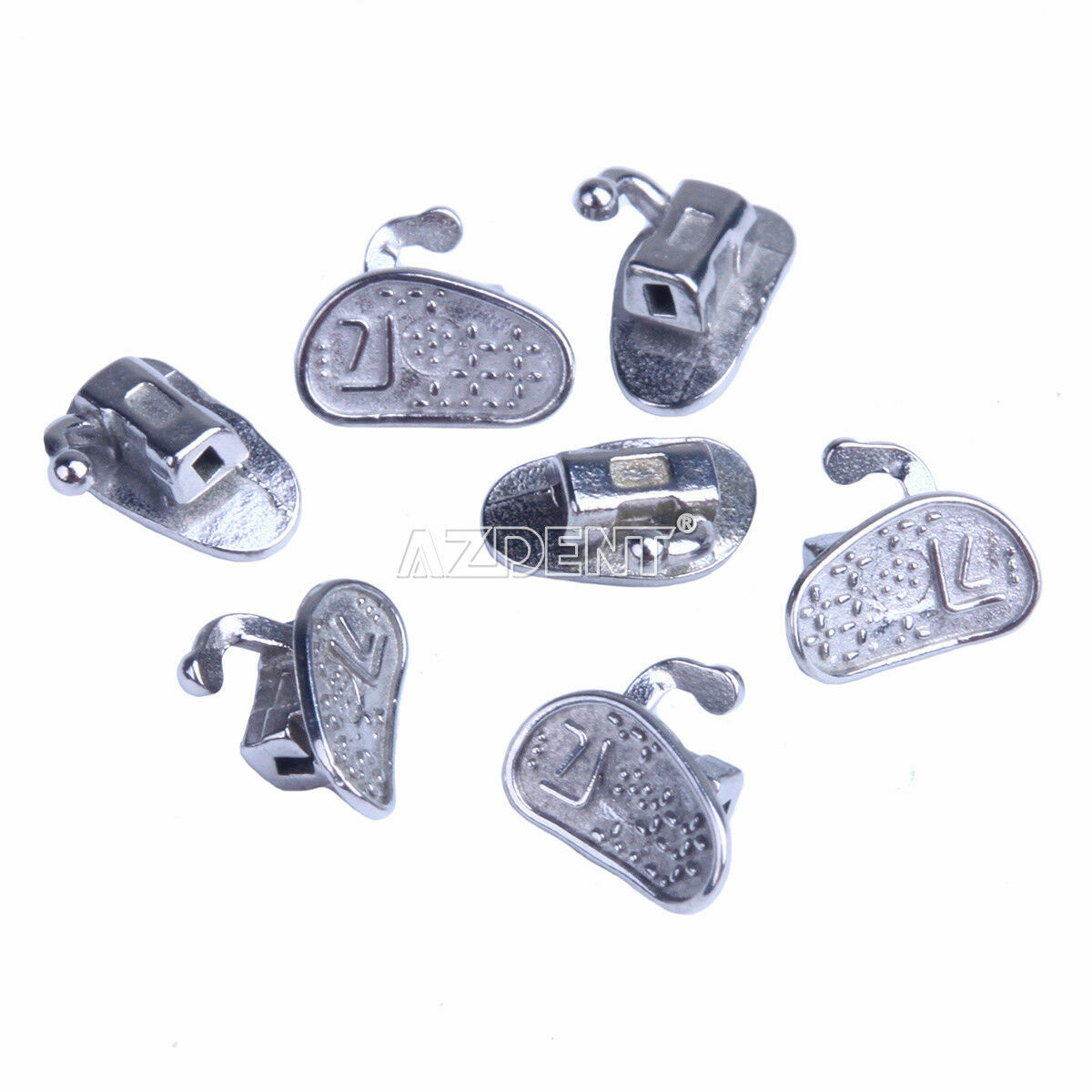 AZDENT Dental Orthodontic Buccal Tubes 1st 2nd Molar Roth MBT 022 Bondable Tube