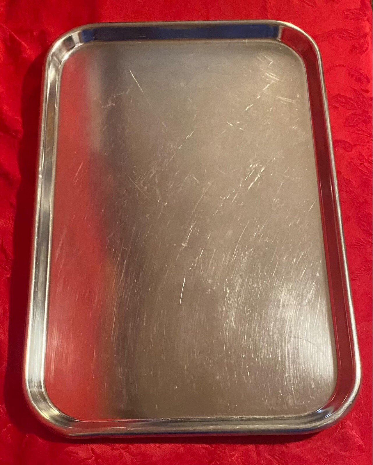 Polar Ware 19FF Instrument Tray Oblong Stainless Steel 19 X 12 X 3/4 inches