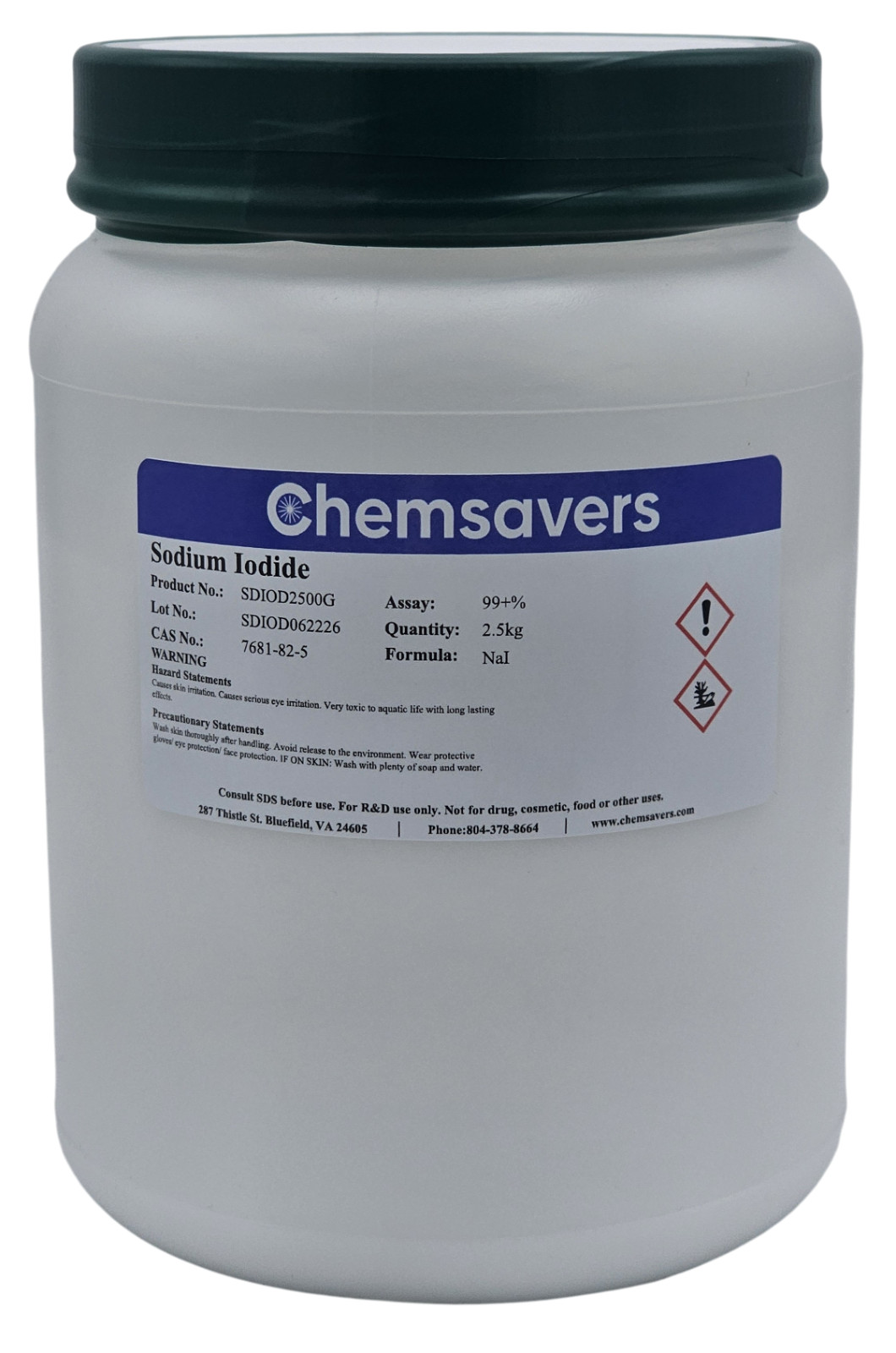 Sodium Iodide, 99+%, 2.5kg