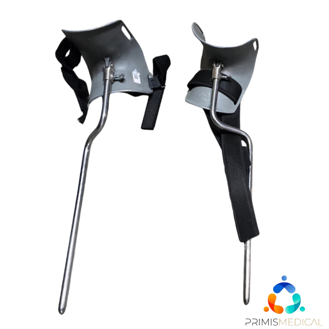 Knee Gatch Stirrups Surgical Table Positioning Set Pair Unbranded