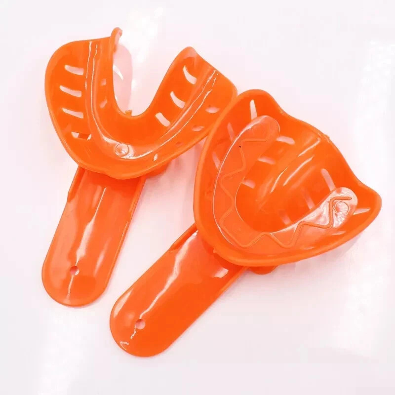 24 Pcs Plastic Autoclavable Dental Impression Trays Sizes L/M/S Adult Child U/L