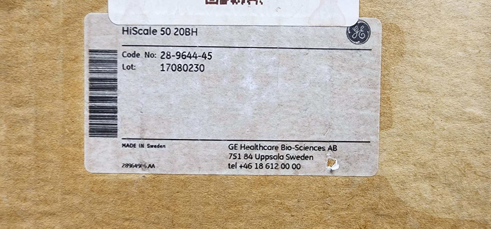 Cytiva 28964514 HiScale 26/20 Chromatography Column