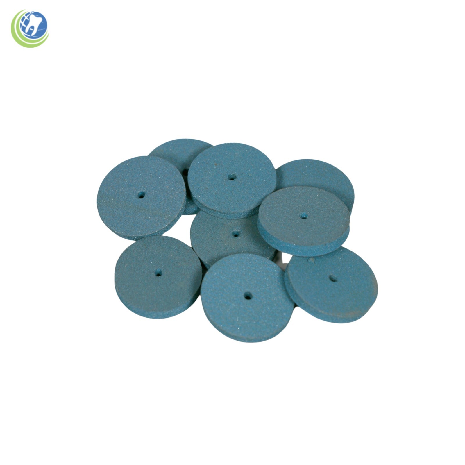 SUPERIOR BLUE RUBBER SILICONE WHEELS 7/8” X 1/8” 100/BOX POLISHING KEYSTONE