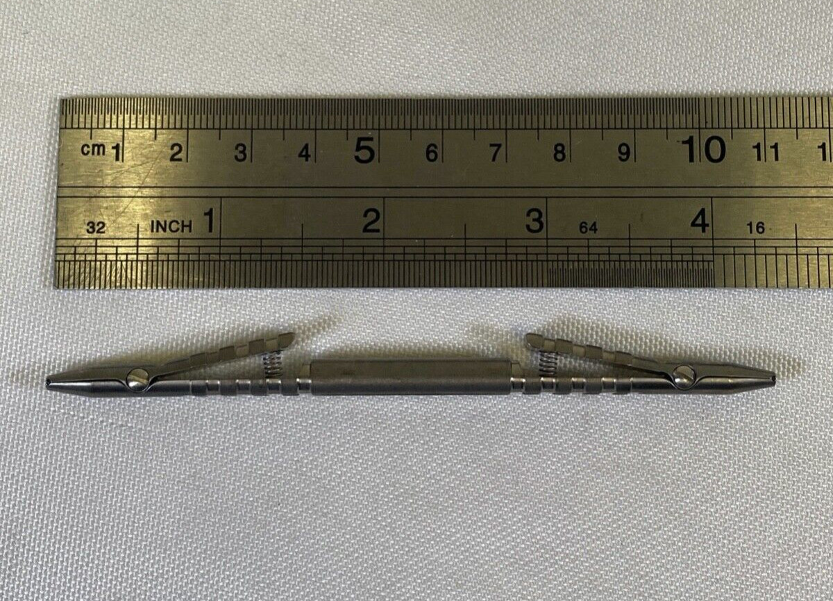 Alcon Grieshaber 617.77 Plug Grasper Dual Sided Ophthalmic Ophthalmology Eye