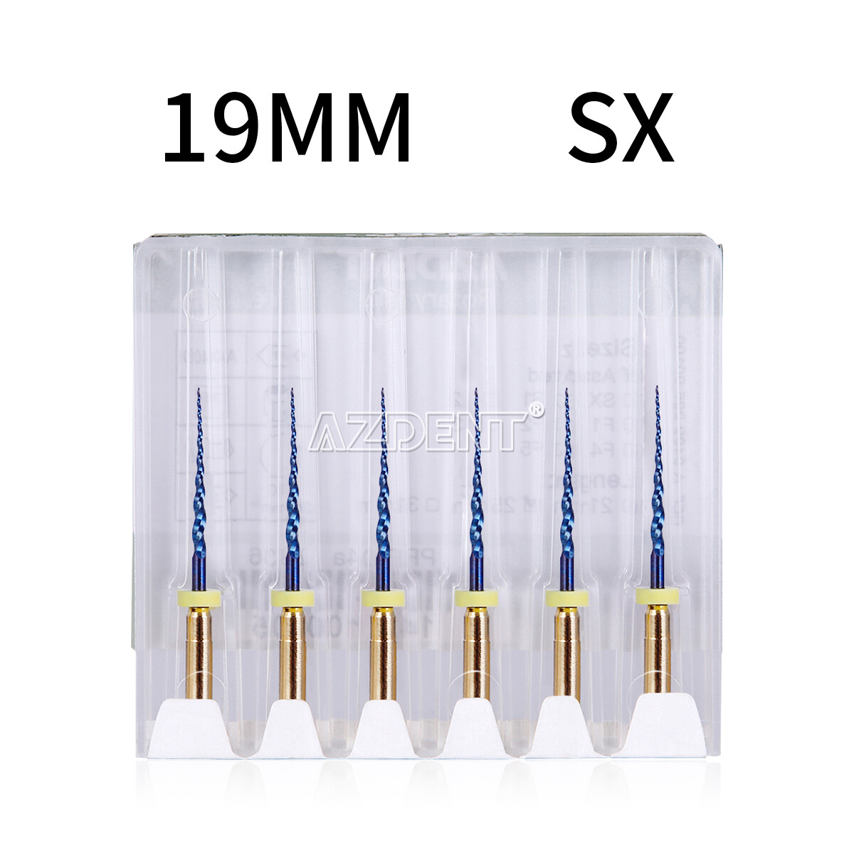 AZDENT Dental Endo Heat Activated Rotary Niti Files Engine Use 25mm /19mm SX-F3