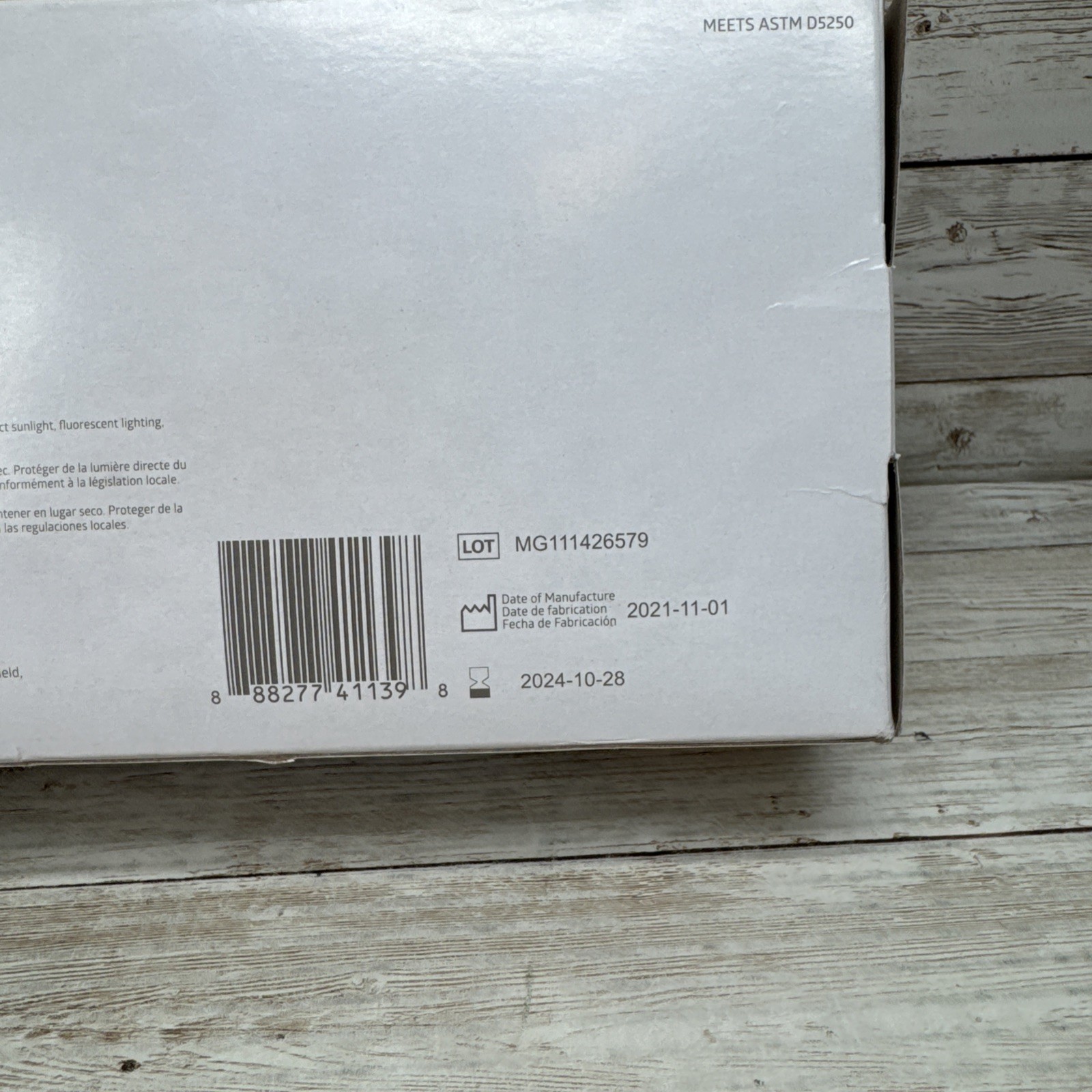 MEDLINE FITGUARD ES Stretch Vinyl Exam Gloves *2 Boxes* Size: LARGE, MANF: 11/21