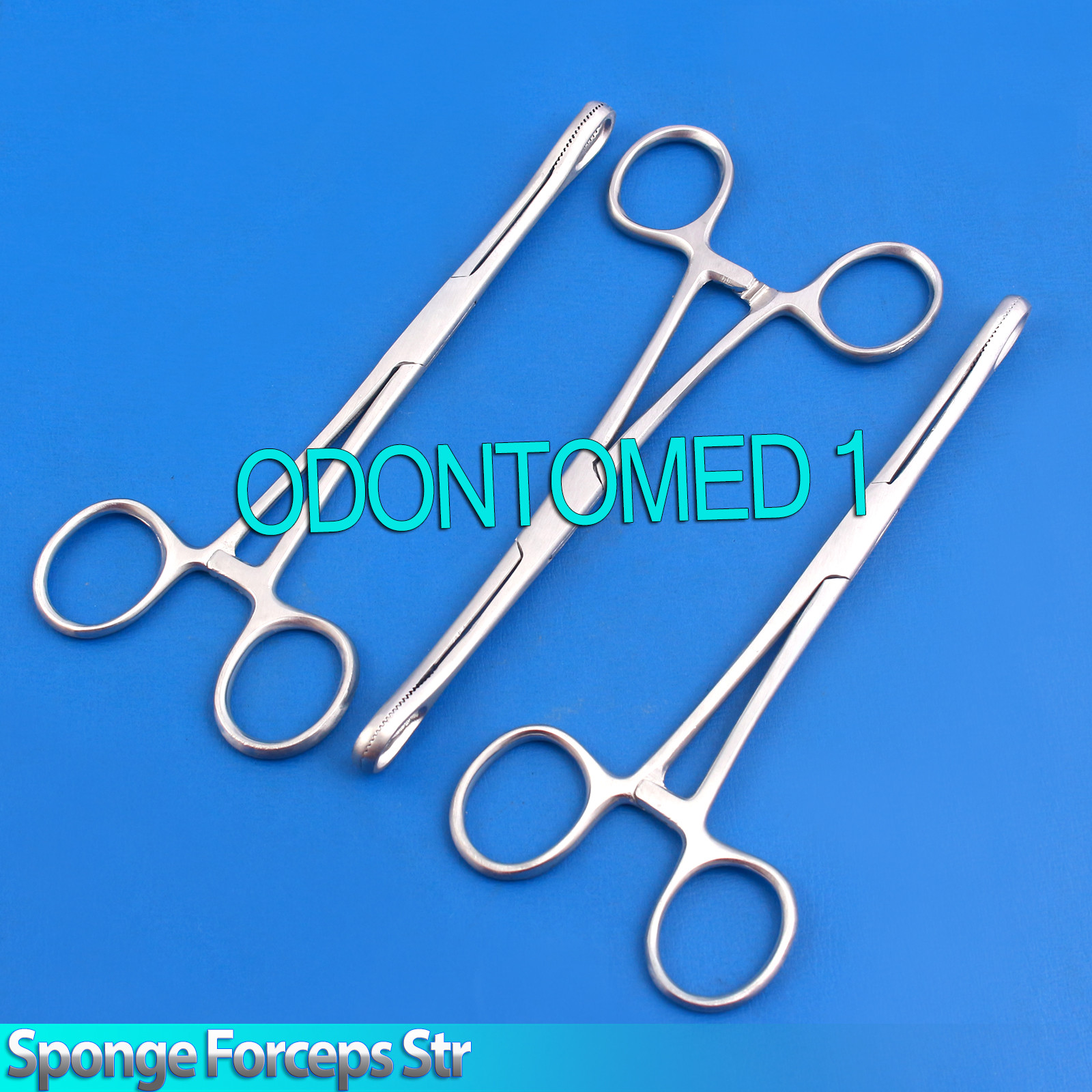 3 Sponge Holding Forceps Straight 6″ Surgical Instruments