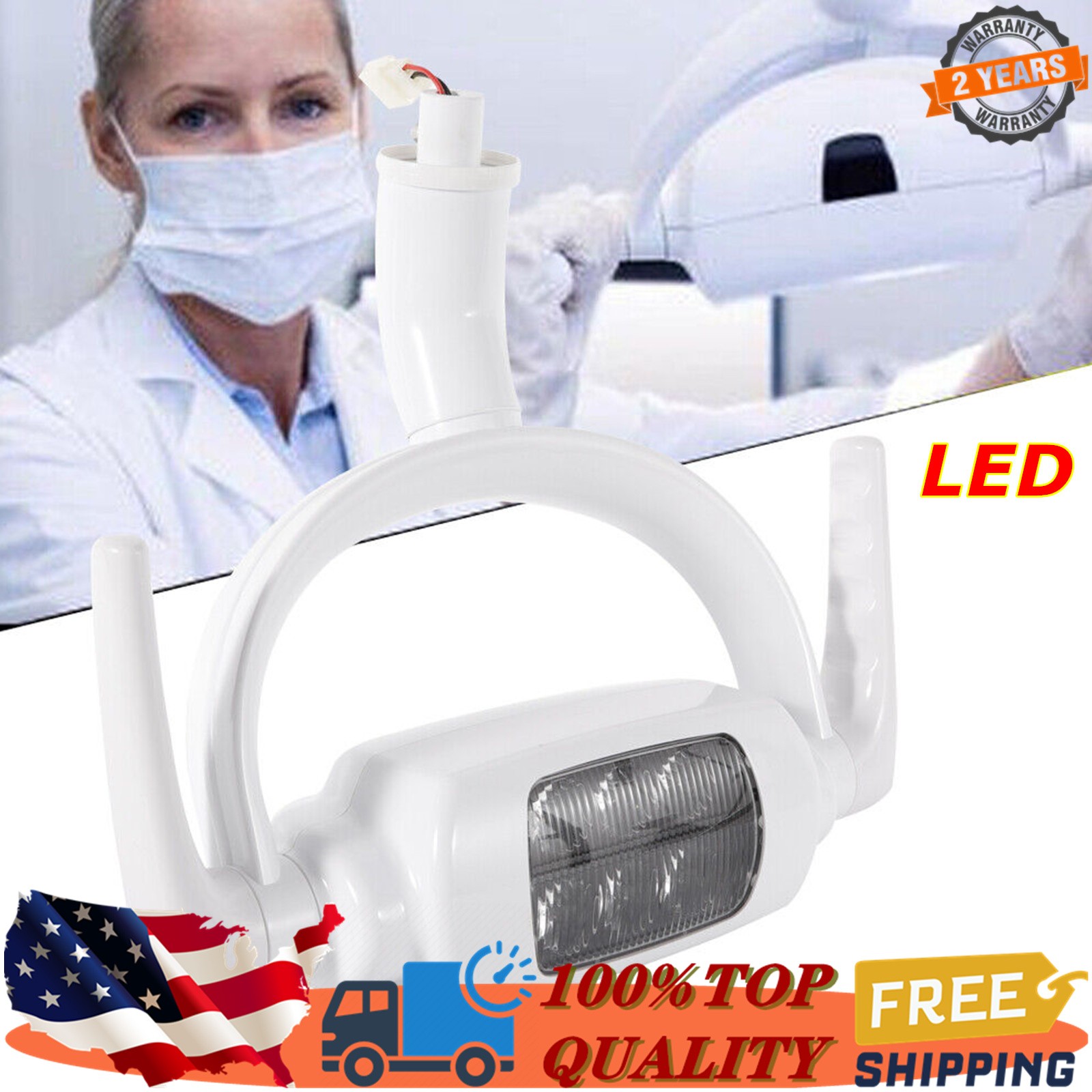 6 LED Dental Oral Light Operating Lamp Induction For Dental Unit Chair Tool NEW
