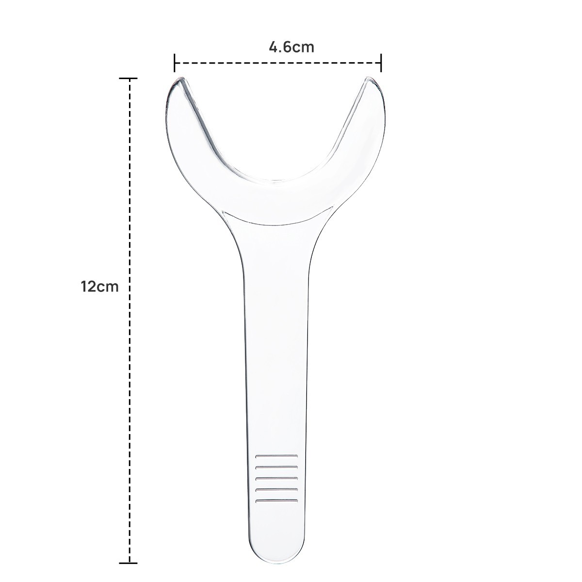 10pcs/packs Dental Autoclavable Lip Cheek Retractor T-shape Mouth Opener Clear