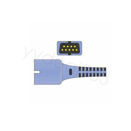 Fit For N-65,N-85 Oximax Spo2 Sensor Oximeter Pulse Probe Ear Clip 9Pin Bag of 3