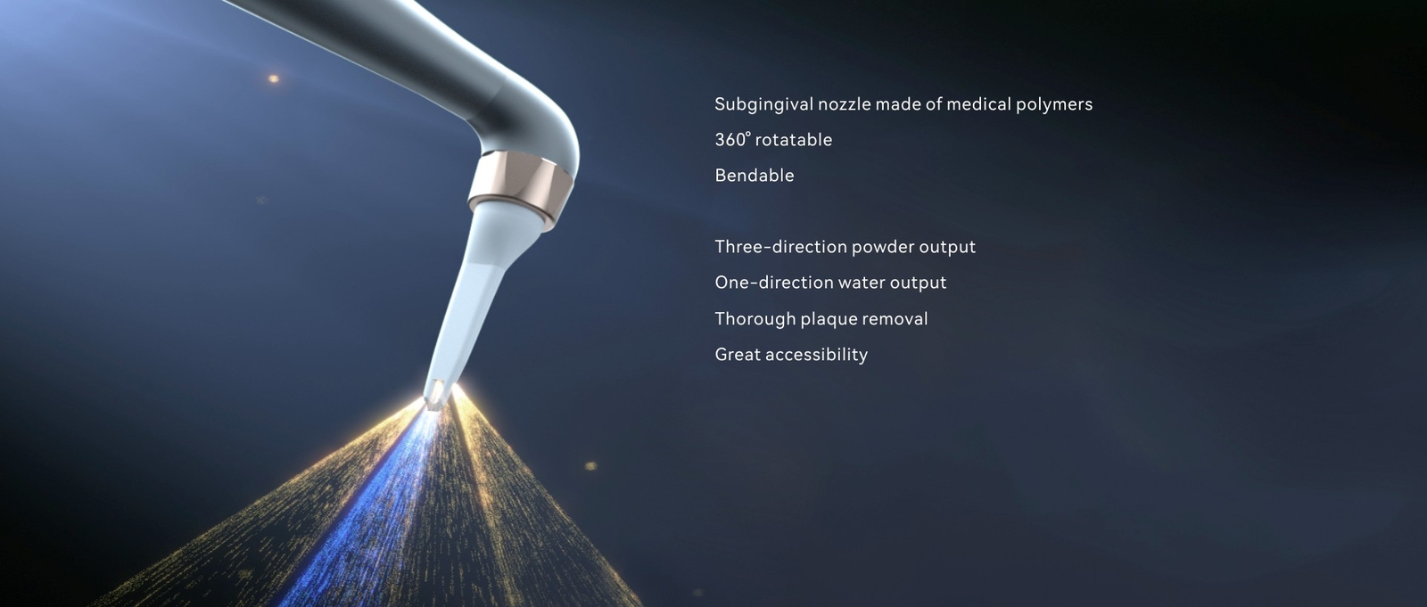 Woodpecker AP-A Air Flow Air Polisher Supragingival Dental Subgingival AP-1 & 2