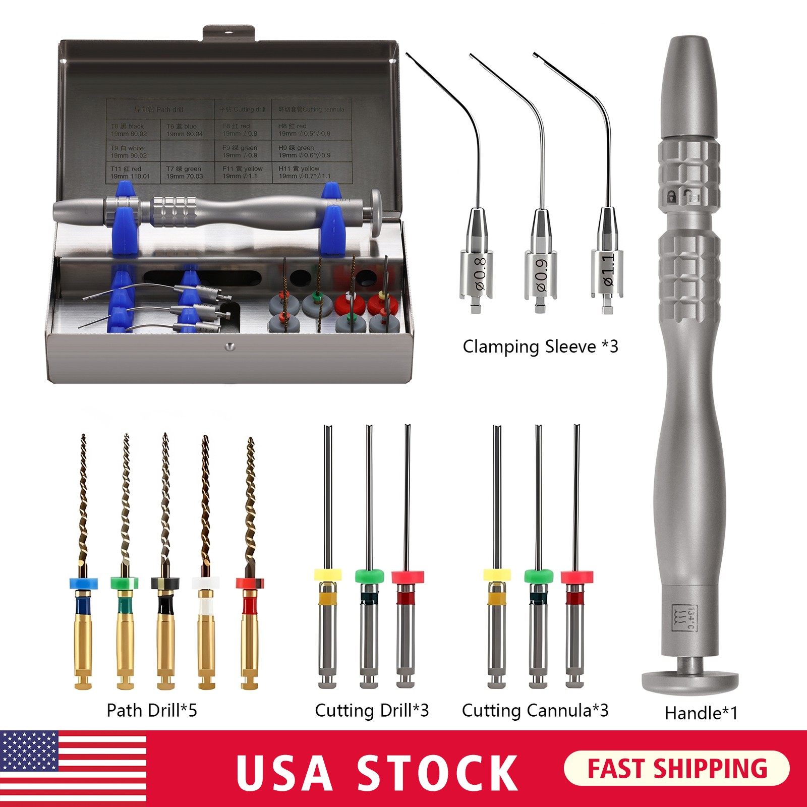 Dental Endo Root Canal Files Extractor Endodontic Broken File Removal System CE