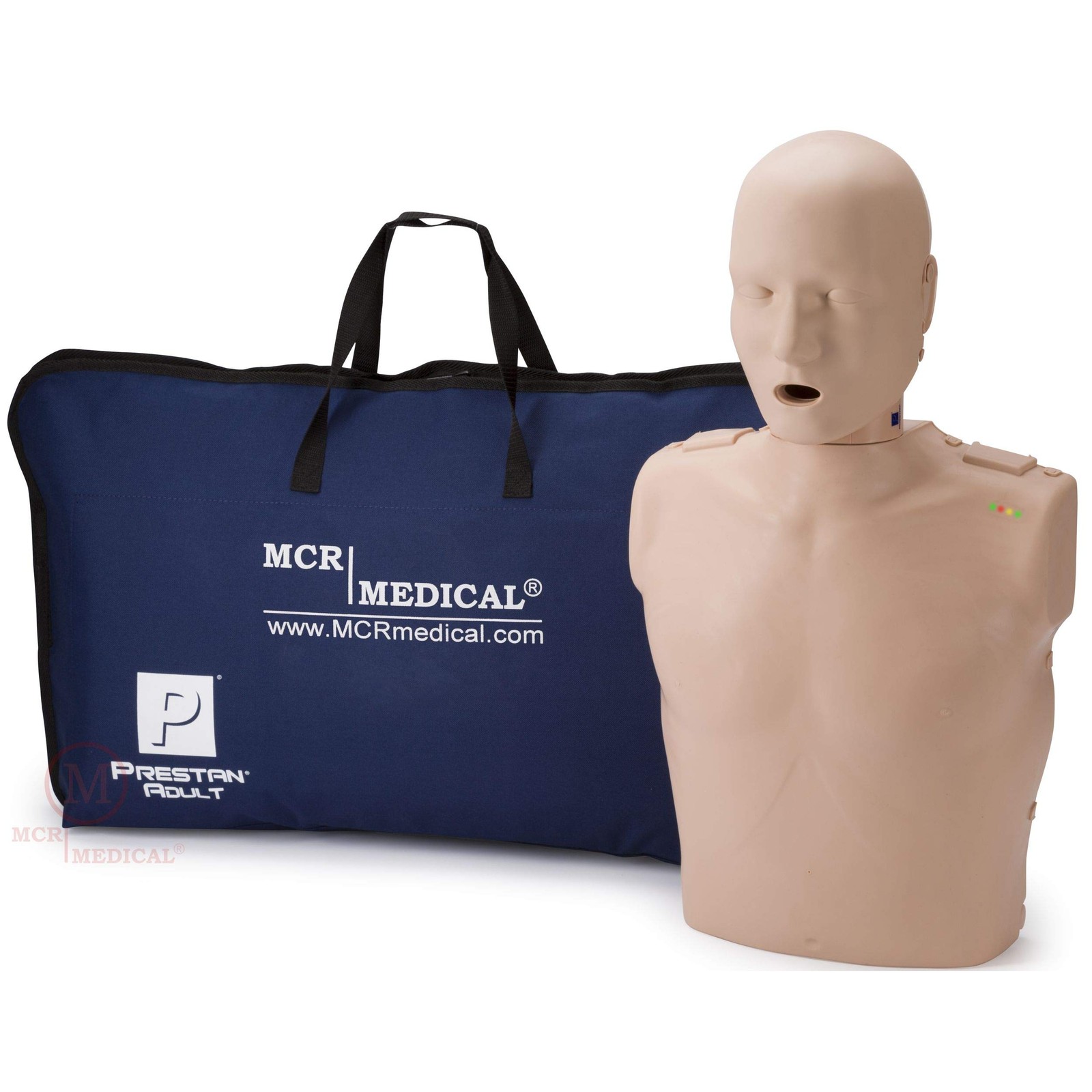 PP-AM-100M-MS Professional Adult CPR-AED Training Manikin with Feedback, Medi…