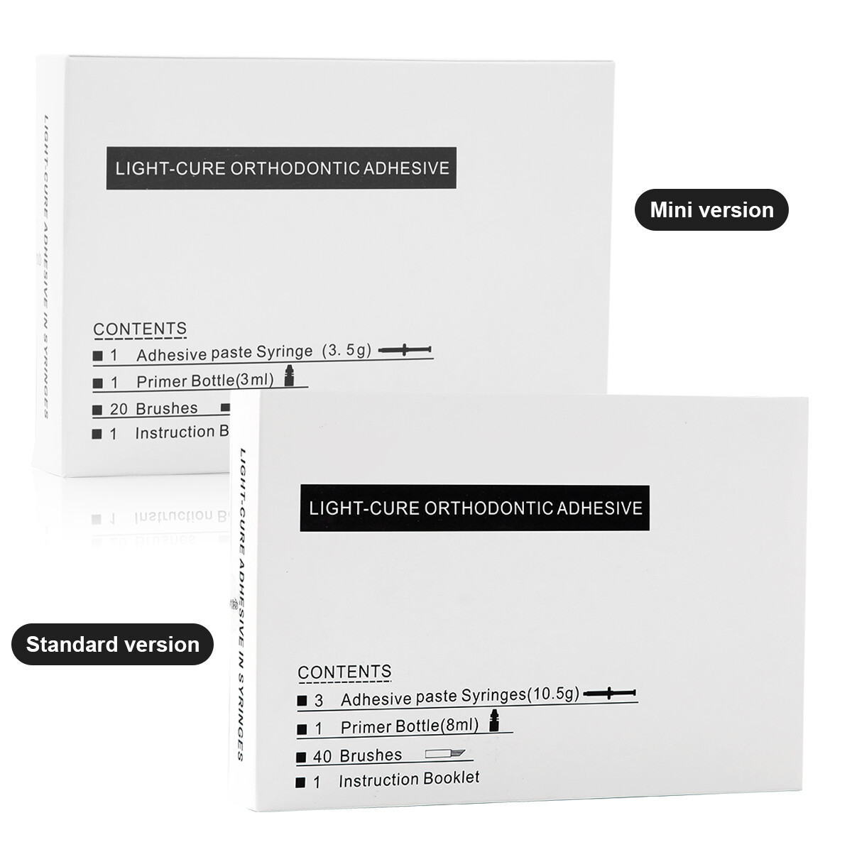 Dental Bracket Bonding Light Cure Adhesive Resin Composite Kit Standard /Mini