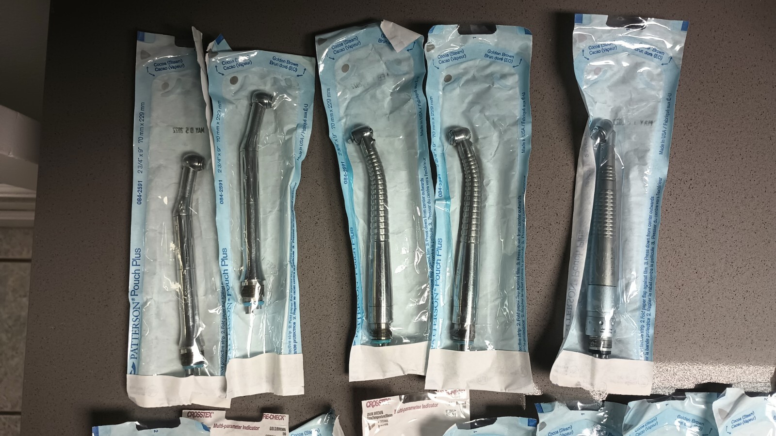 Used traditional push button handpiece