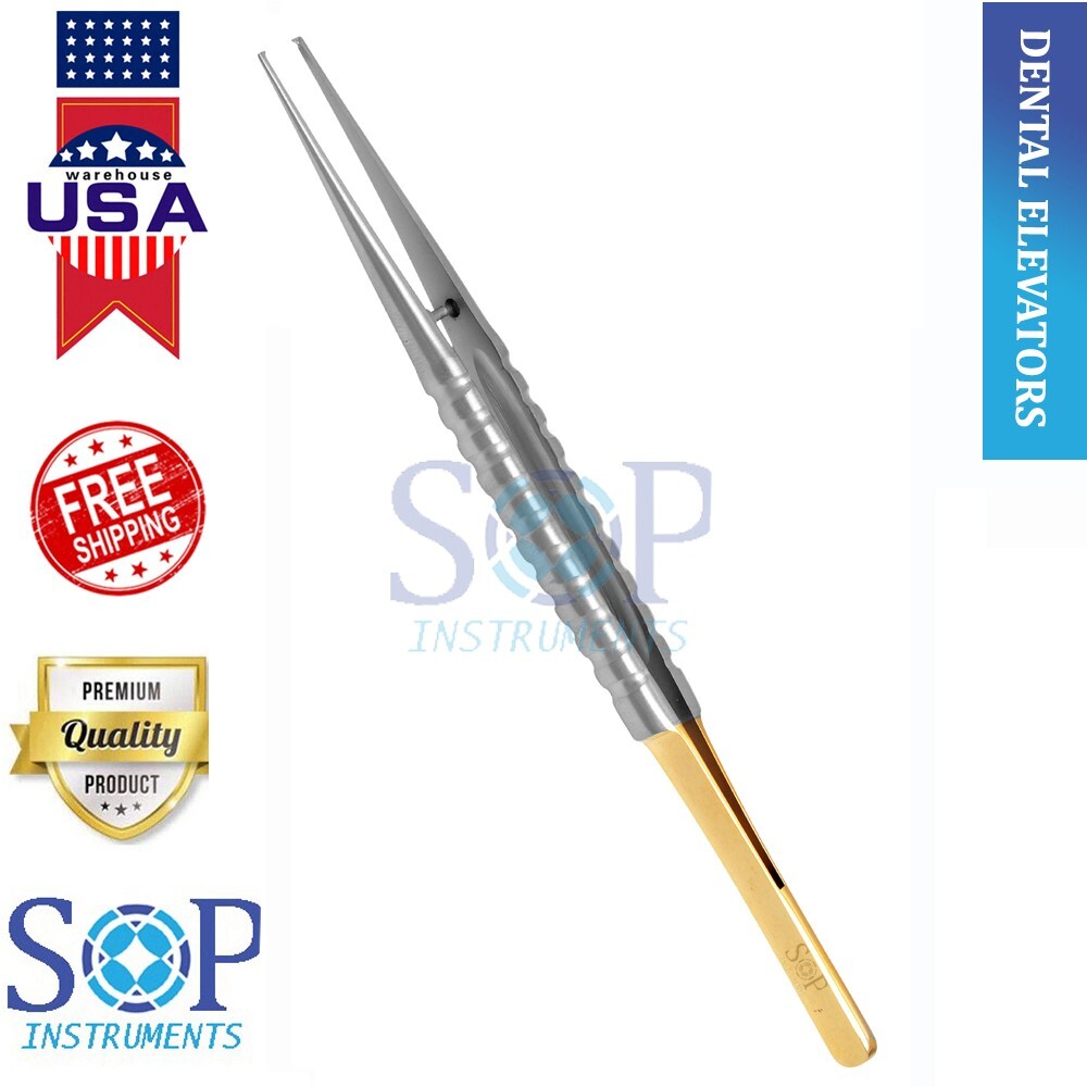 T/C DENTAL MICRO SURGICAL TISSUE KOCHER FORCEPS 1X2 TEETH 6″ by SOP Instruments