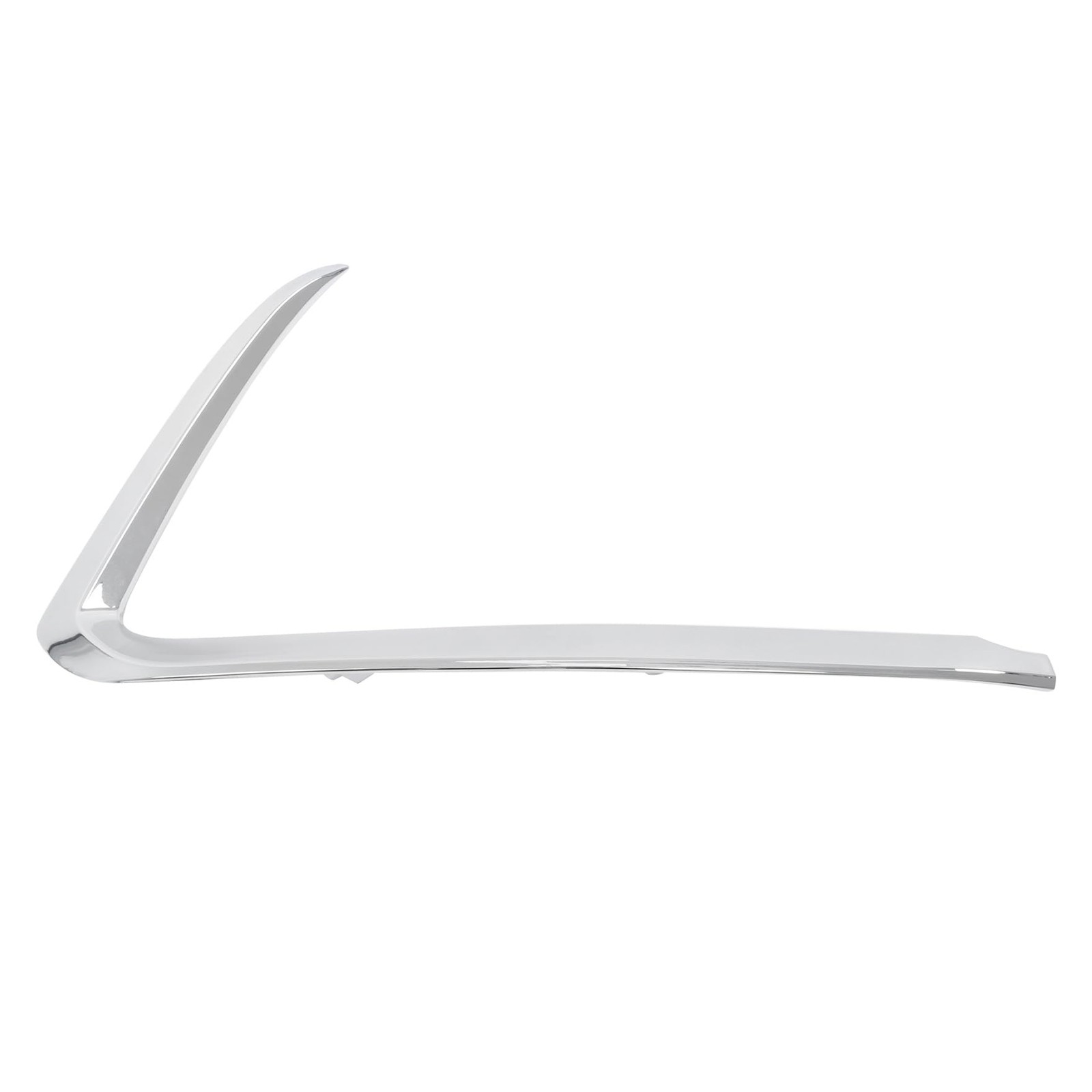 1pc Front Right Pass Side Chrome Bumper Trim Lower Molding Replacement 2016-2022