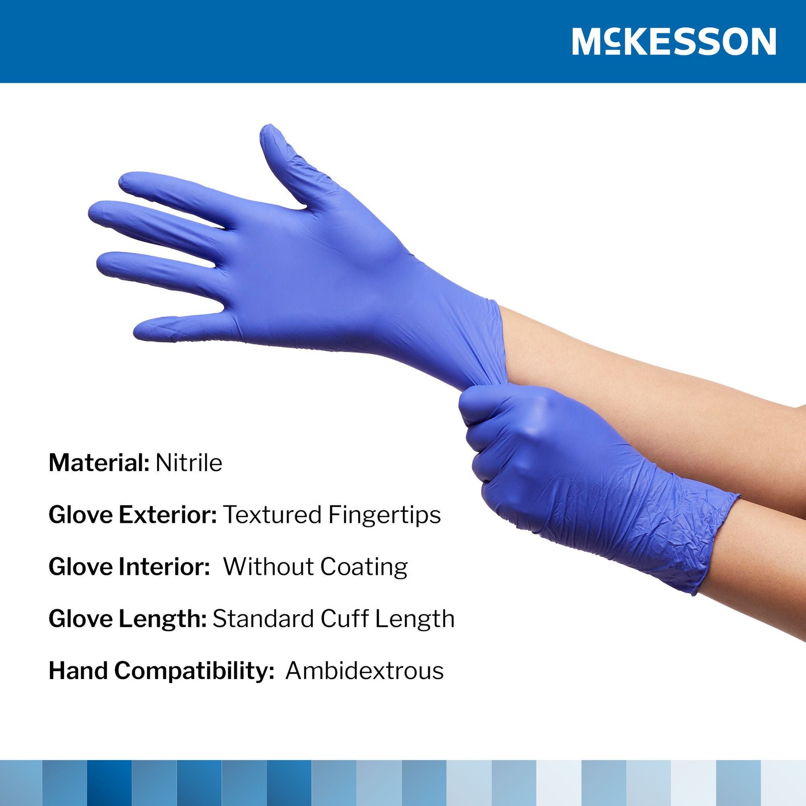 McKesson Confiderm Nitrile Exam Glove – 2500 per Case