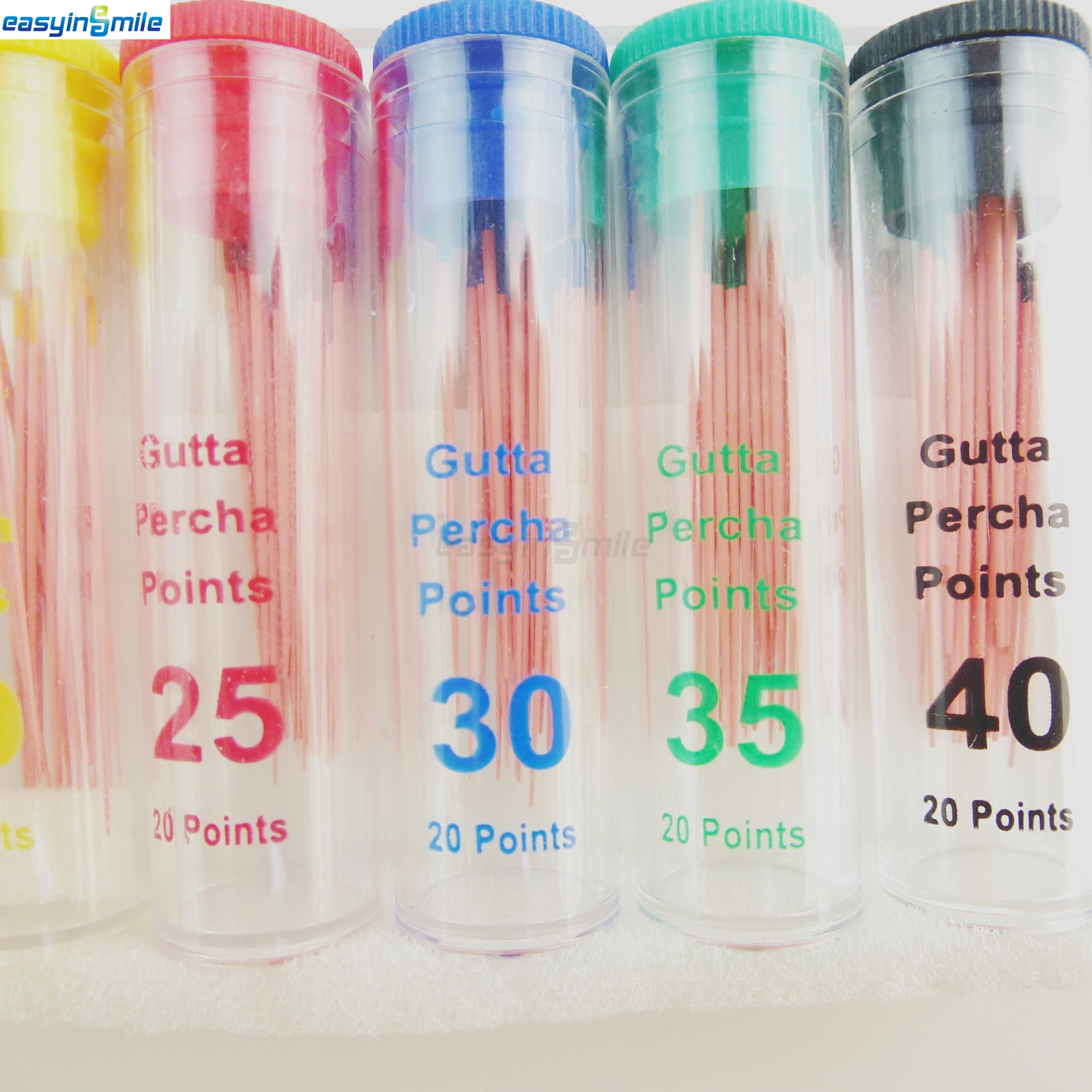 60/120pcs Dental Gutta Percha Points Full Taper 0.02/0.04/0.06 Size 15-40 45-80