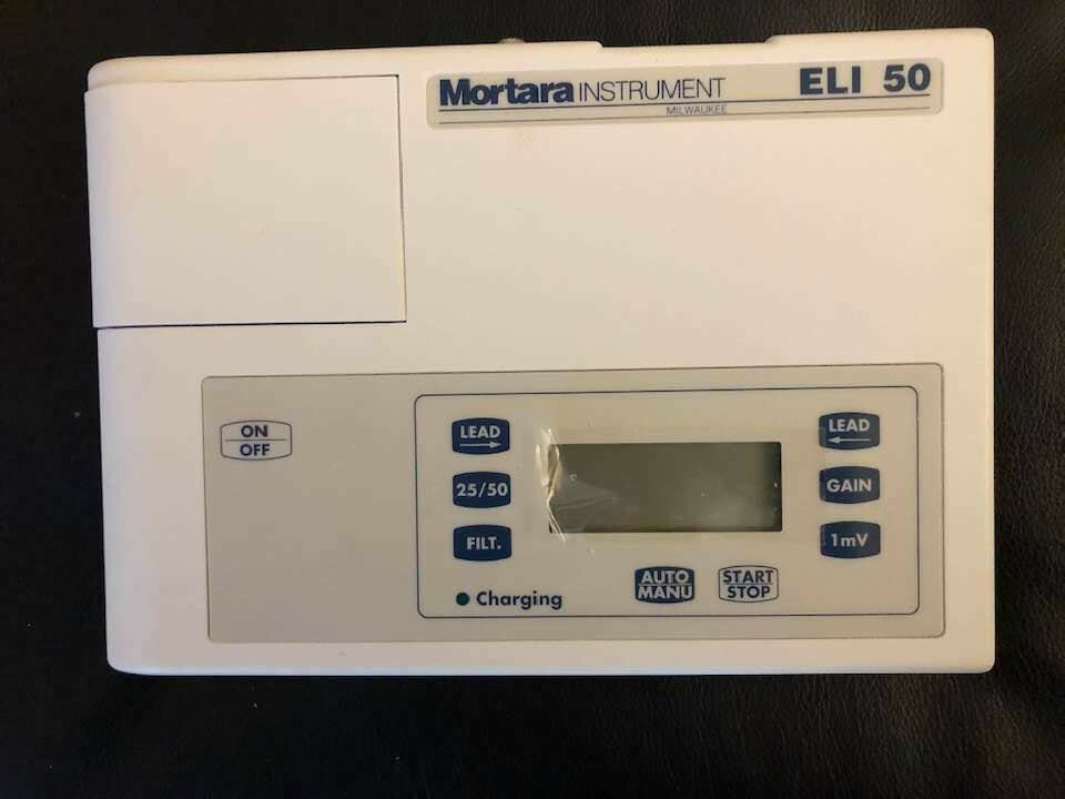 Mortara ELI 50 EKG/ECG NonInterpretive Electrocardiograph Machine New Older Unit