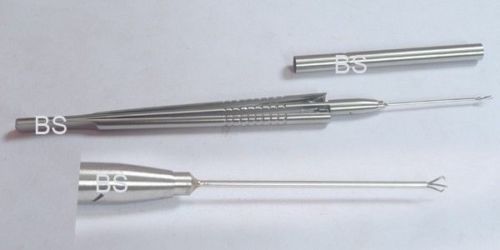 New SS Vitreous 20 Gauge Vitrectomy foreign body Forceps Ophthalmic Instruments