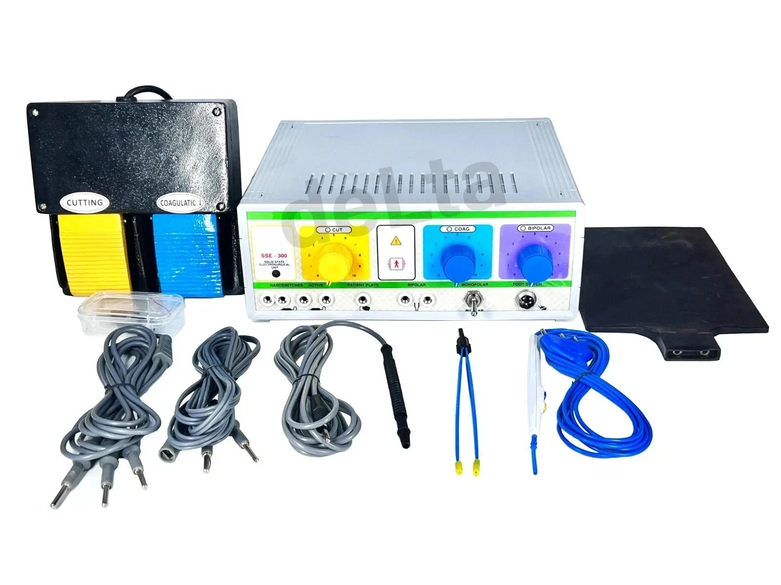 .Electro Surgical Generator Cautery SSE 300 Watt With Accessories .