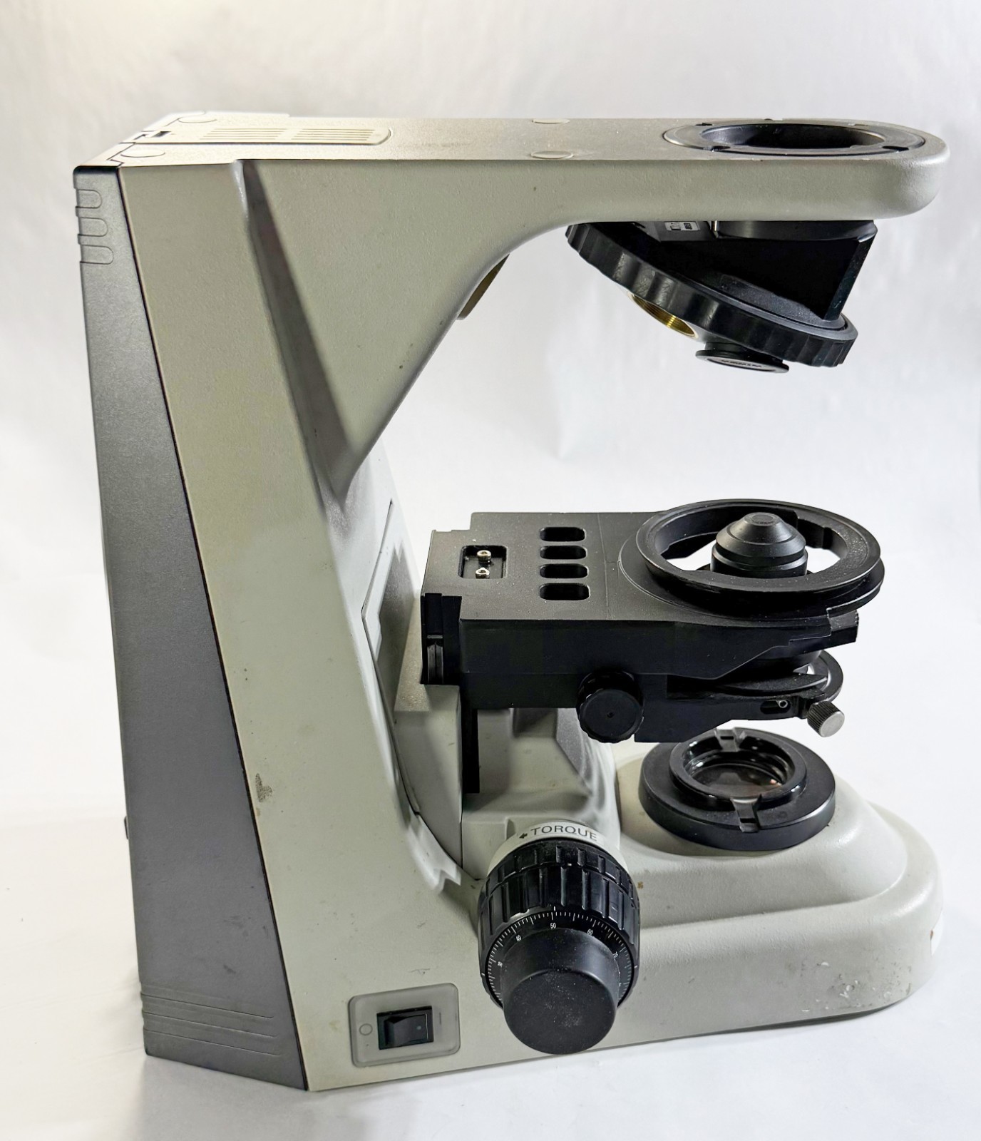 Nikon Microscope 55i Eclipse Stand Body Chassis +Abbe Condenser, Carrier, Turret