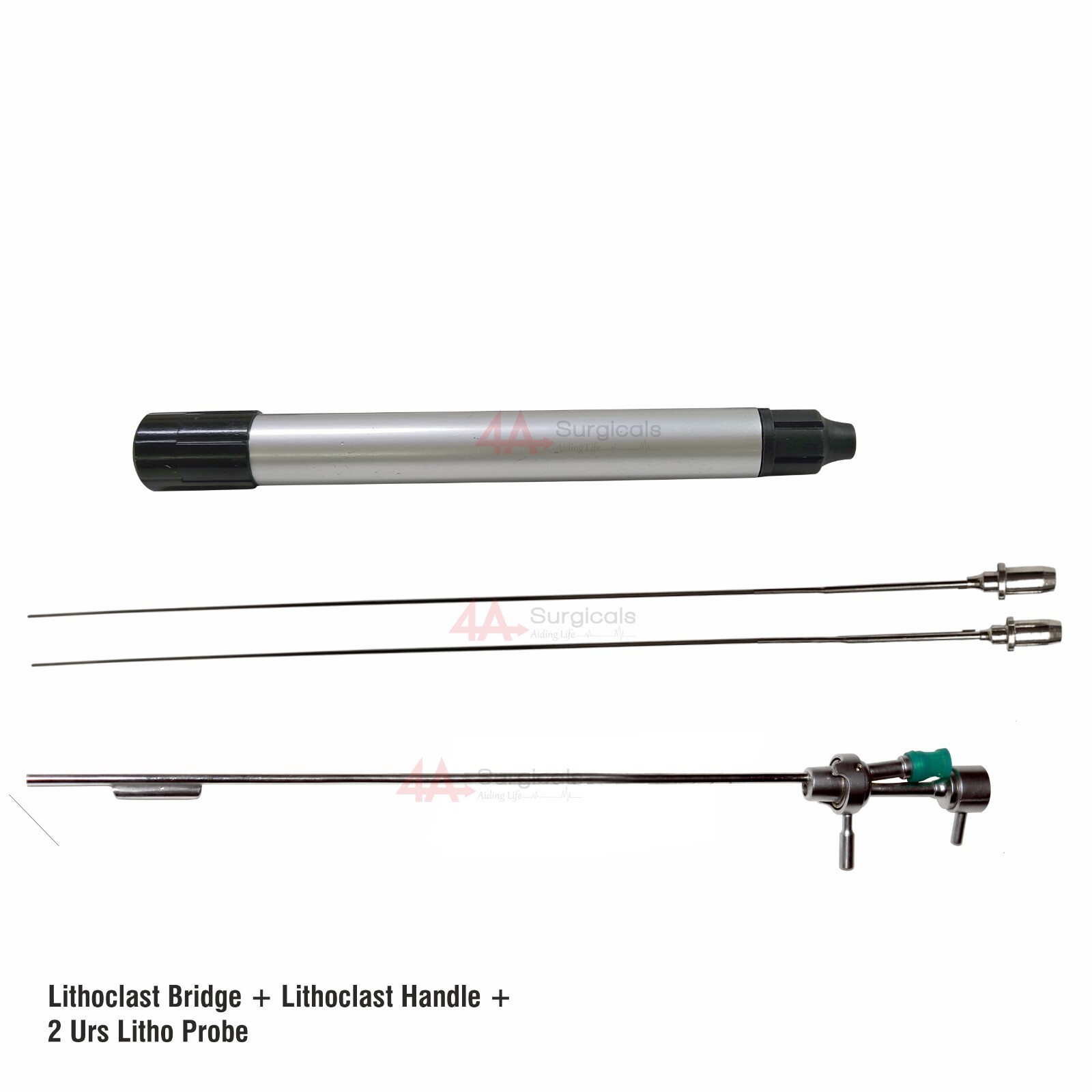 4A LITHOCLAST BRIDGE + LITHOCLAST HANDLE + 2 URS LITHO PROBE