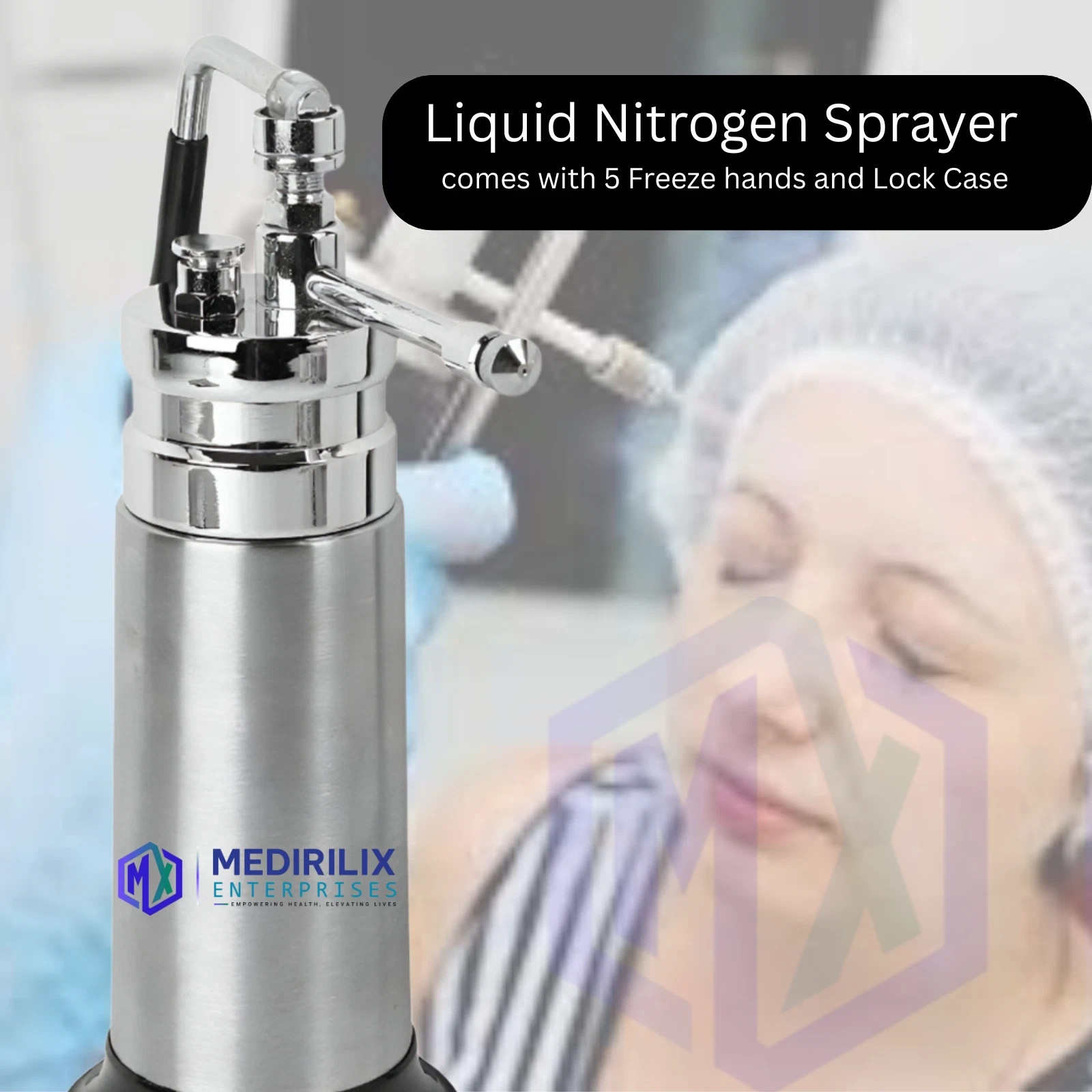 Certified Mini Cryo can Liquid Nireogen Sprayer Dermatologist Choice Cryo Can**