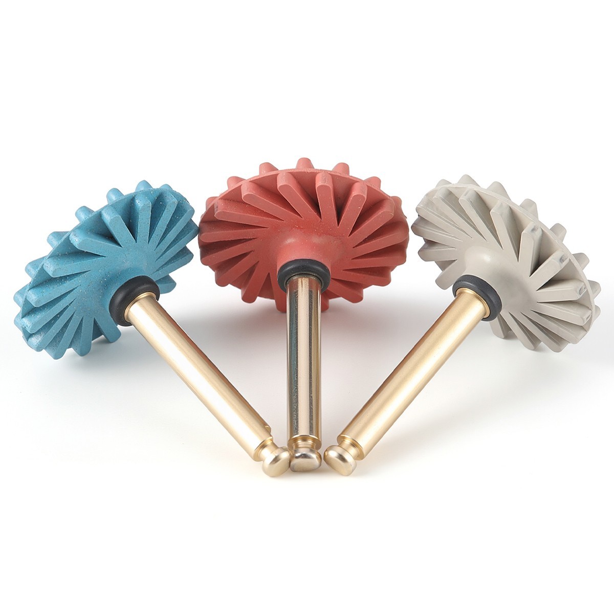 6pc Dental Composite RA Discs 14mm Polishing Wheels Diamond Rubber Rotary Burs