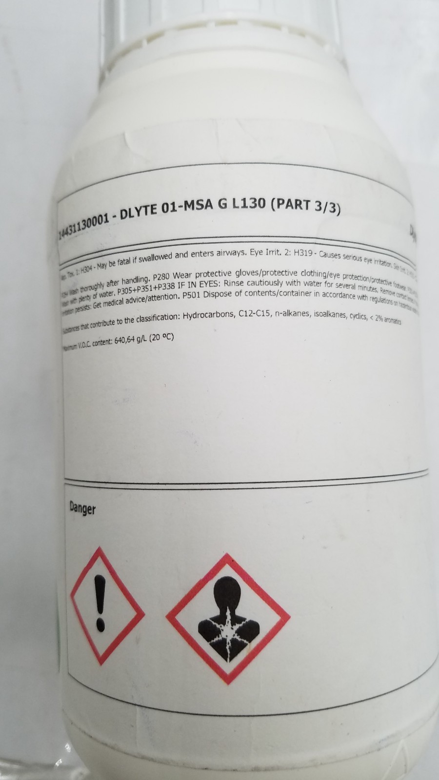 DLyte Chemicals-DLYTE 01-MSA G L130 For Desktop (14431130001)