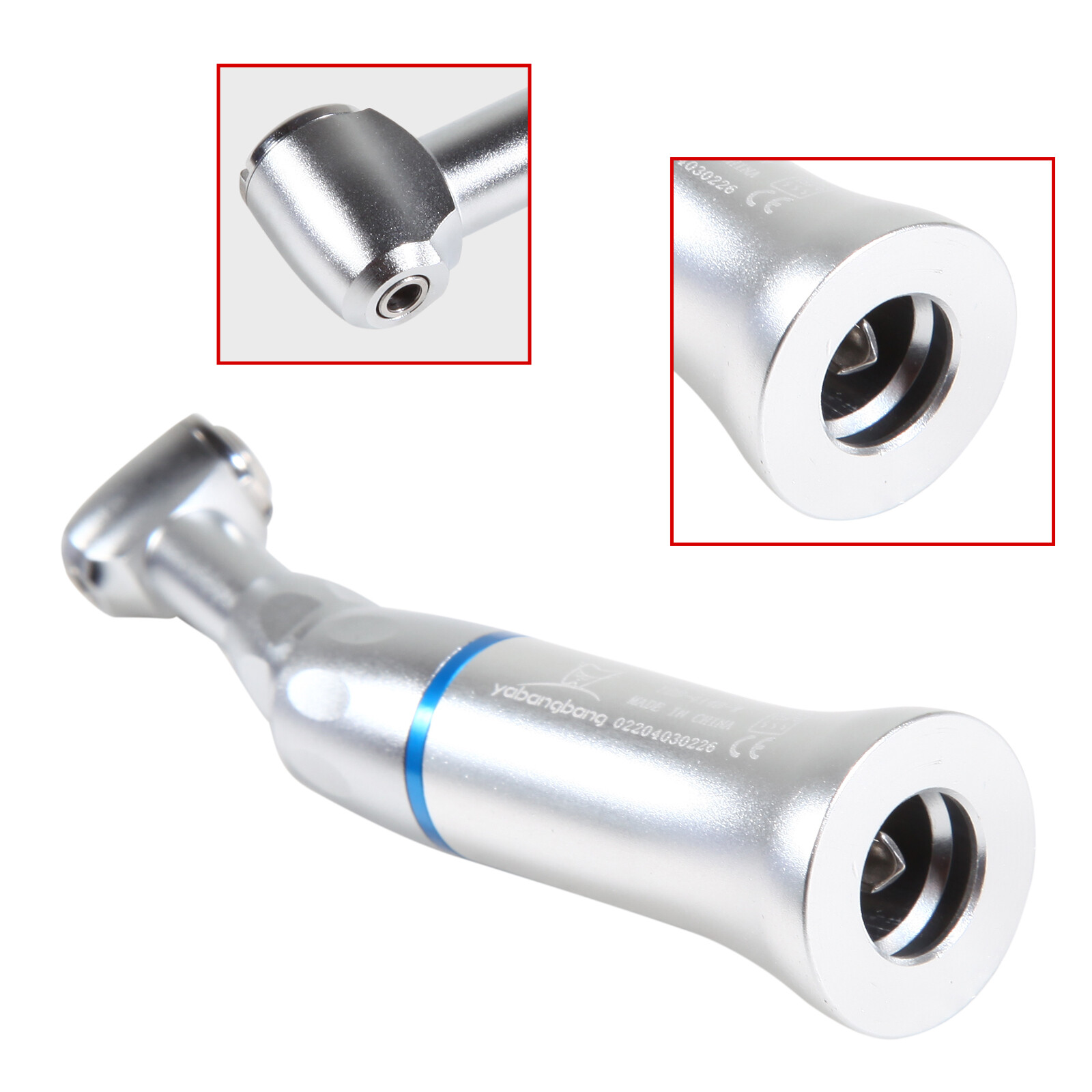 NSK Style Dental Slow Low Speed Contra Angle Handpiece Push Button Attach E-Type