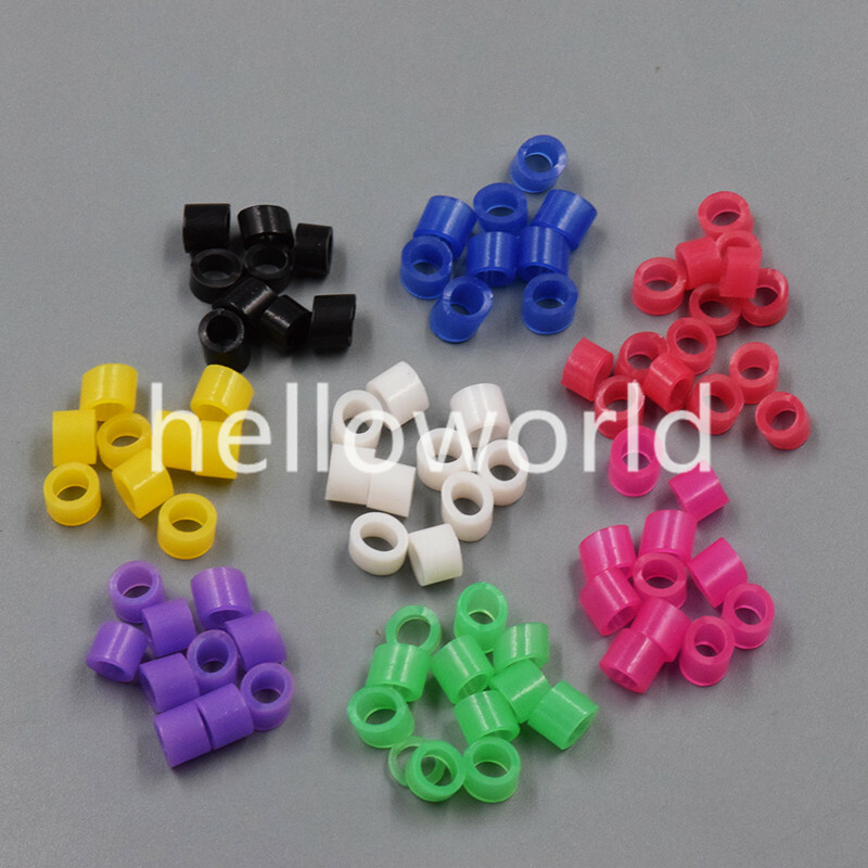 10 Colors Orthodontic Dental Silicone Color Code Ring 135ºC Autoclavable 100 Pcs