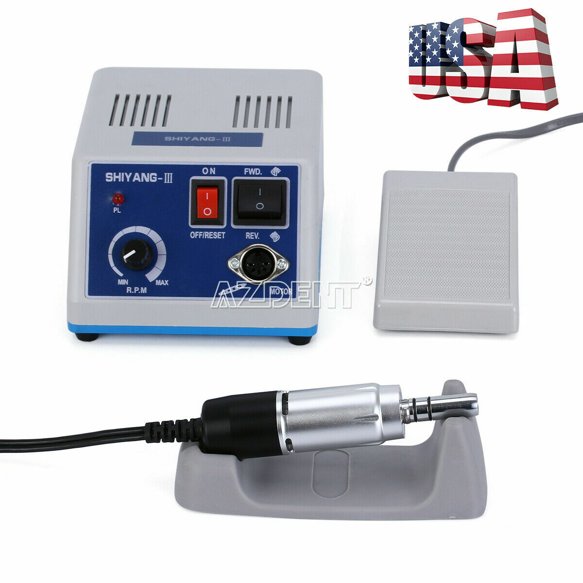 Dental Lab Marathon Electric Micromotor Contra Angle/Straight Handpiece Polisher