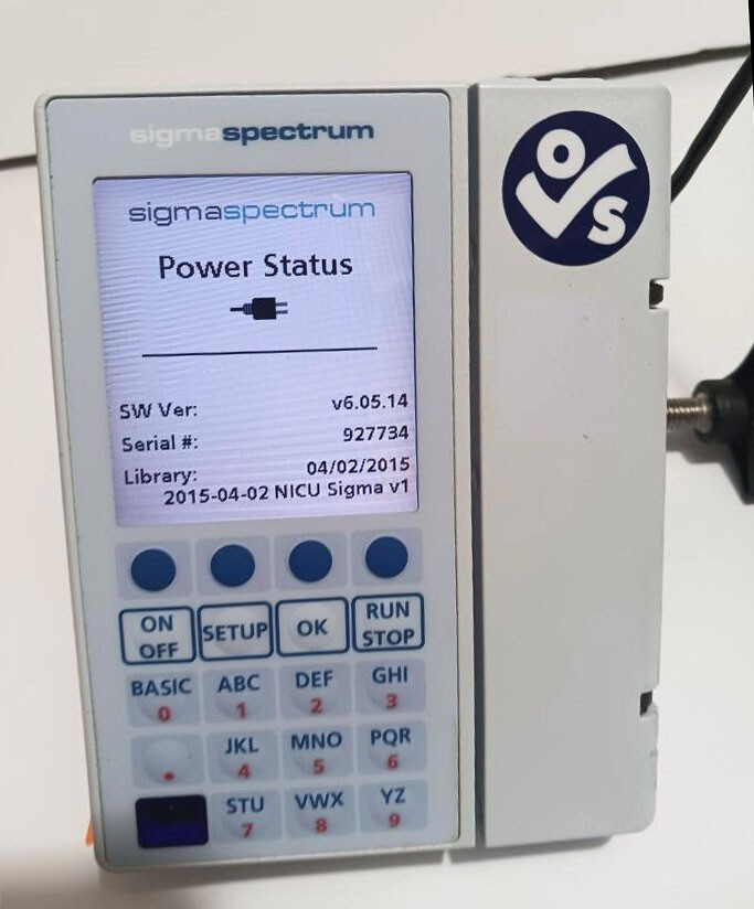 Baxter Sigma Spectrum V6.05.14 Infusion pump S