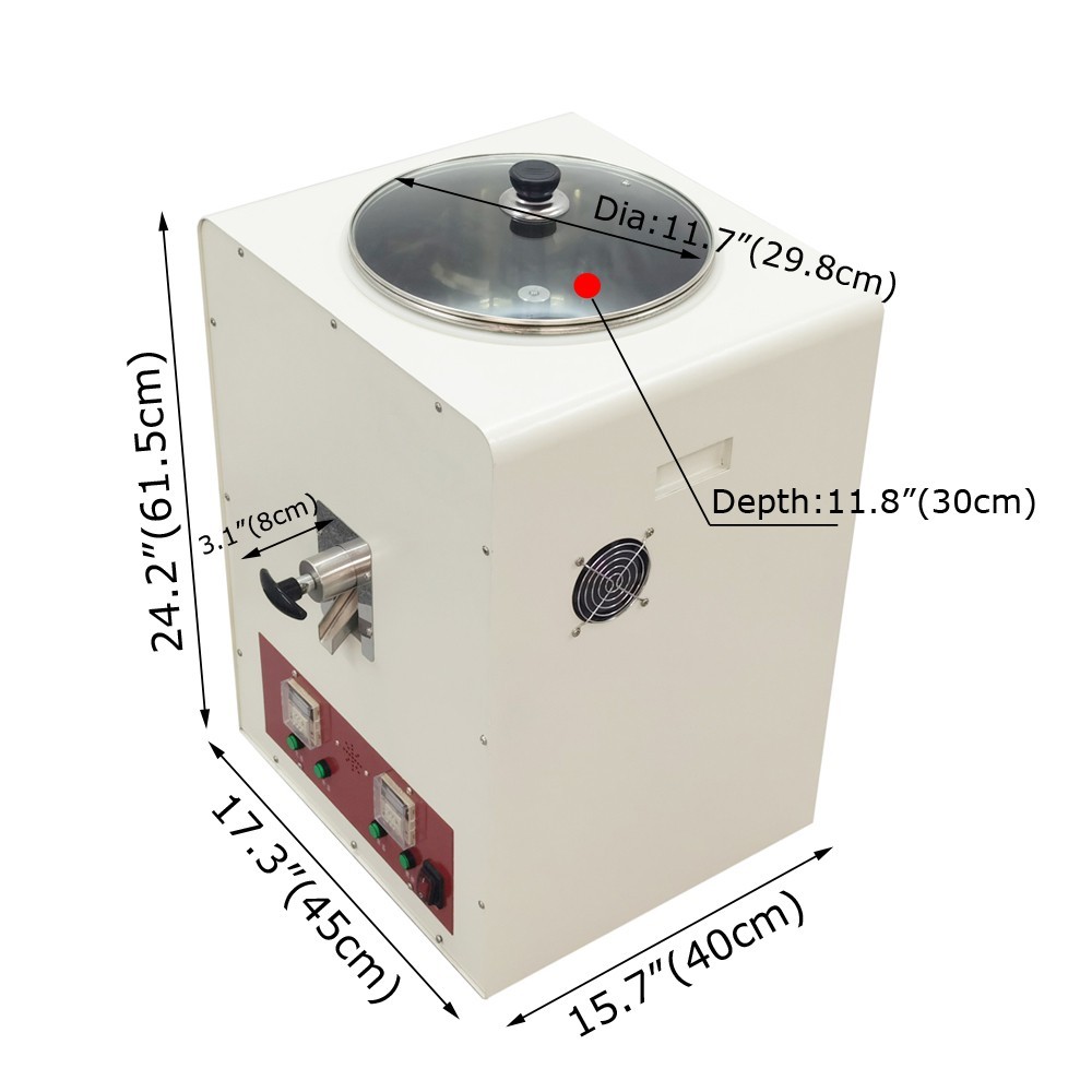 5.3gal Lab Agar Mixer Heating Stirrer Hydrocolloid Gel Machine 110V 60HZ