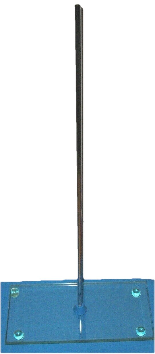 Glass Base Laboratory Lab Support Stand Chemistry Biology Lab 24″ Height