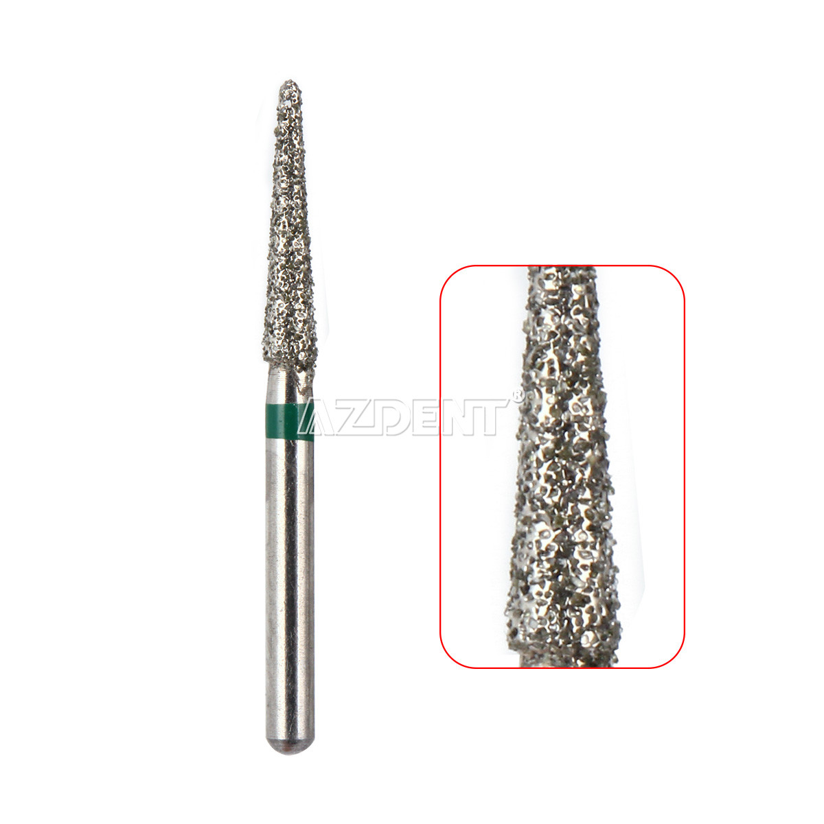 100 Types AZDENT Dental FG Diamond Burs For High Speed Handpiece Friction Grip