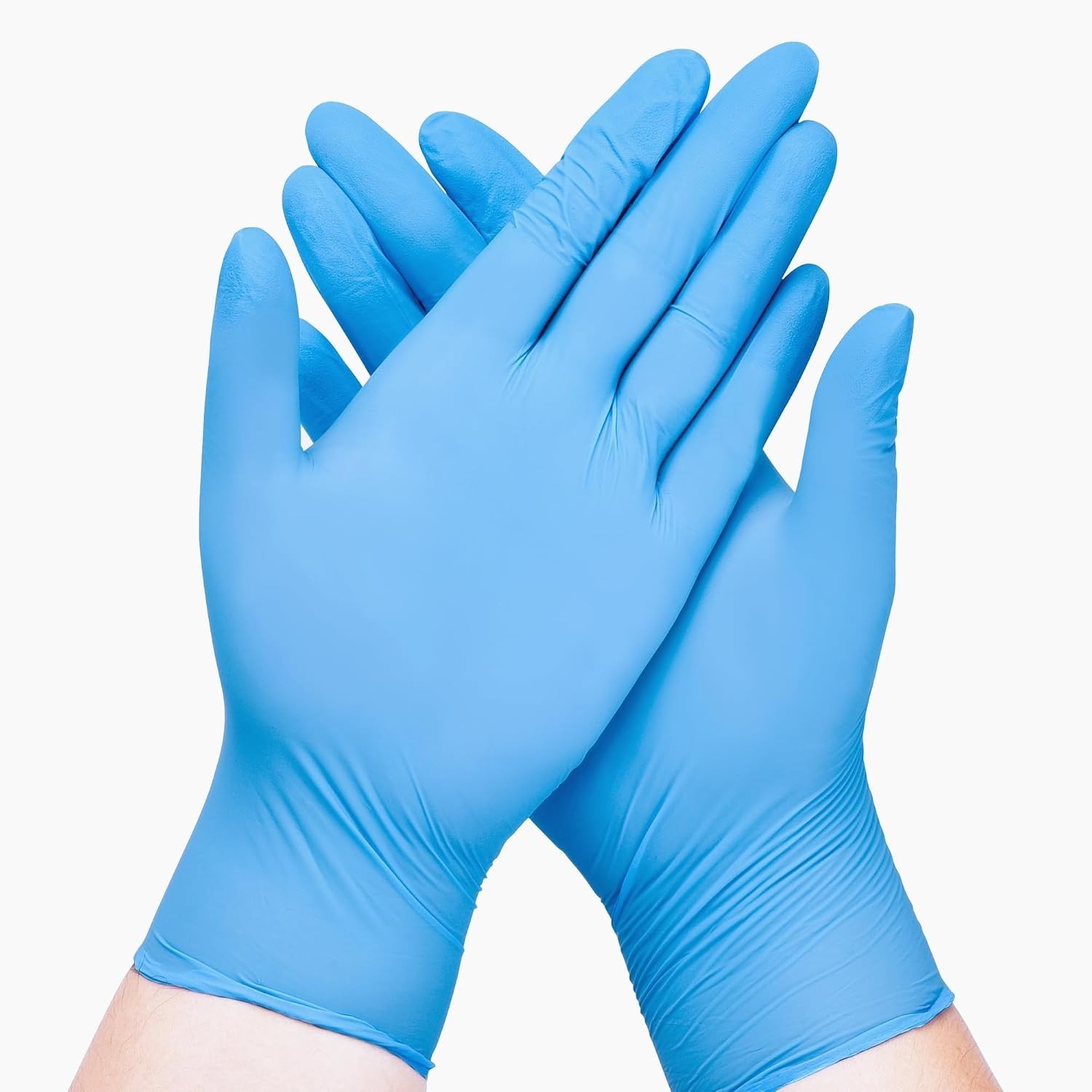 Multipurpose Blue Nitrile Gloves, Large Size, Latex-Free, 100 Gloves per Box